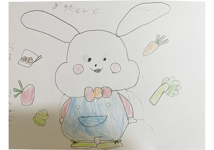 大阪たこ焼きと野菜とおきた君