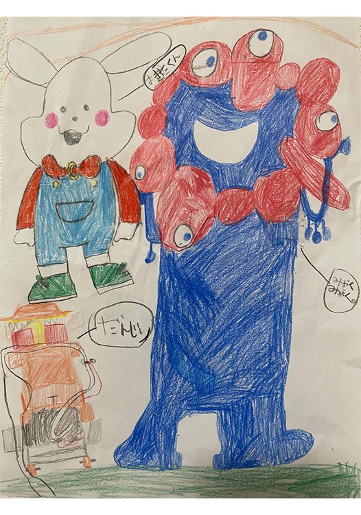 おきたくんとミャクミャク、岸和田だんじりランド