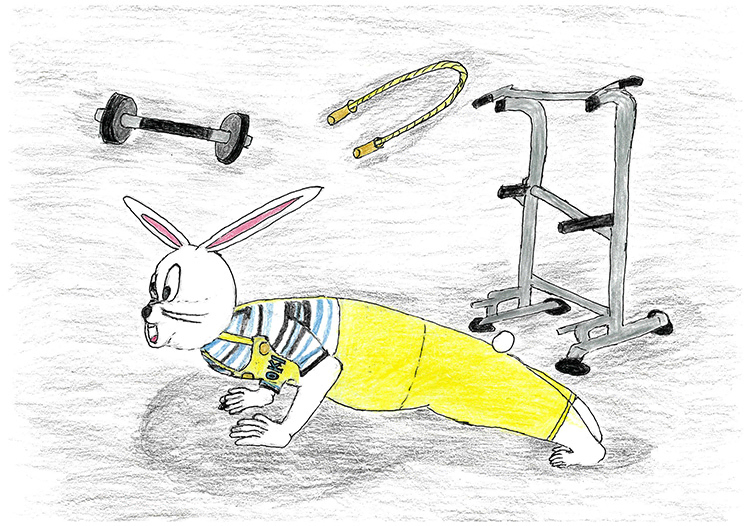 目指せ！ムキムキおきたくん！